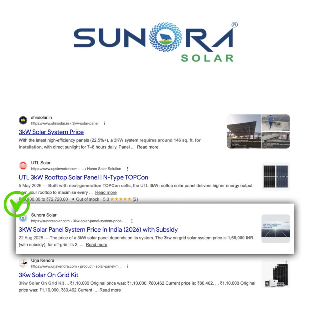 3kW Solar Panel