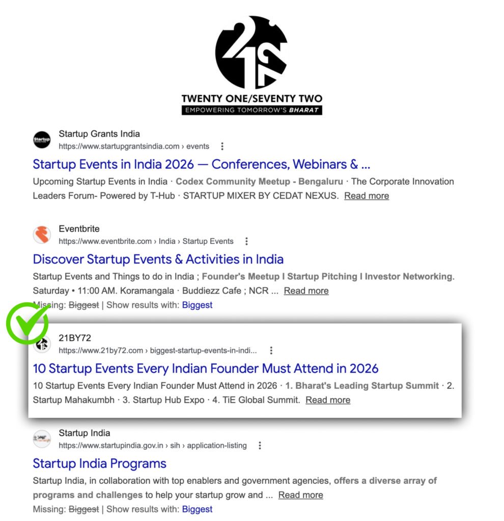 Biggest Startup Events in India